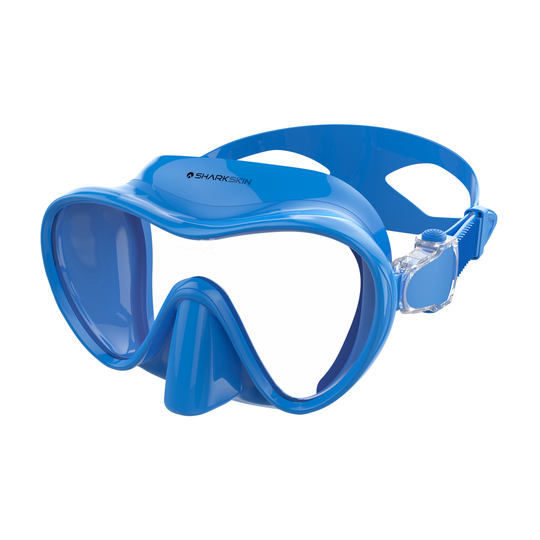 SHARKSKIN ADULT MASK & COMFORT SNORKEL SET WITH MESH BAG