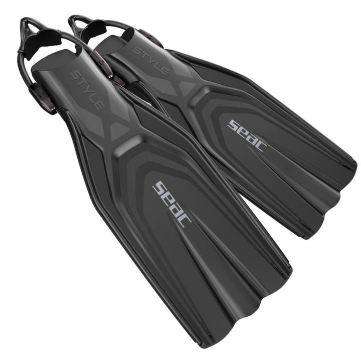 SEAC STYLE SLING BUNGEE STRAP OPEN HEEL FINS