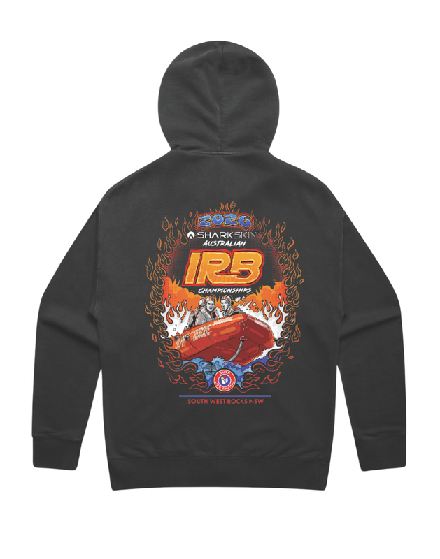 2026 IRB AUS MERCH FLAMING ZIPPED HOODIE