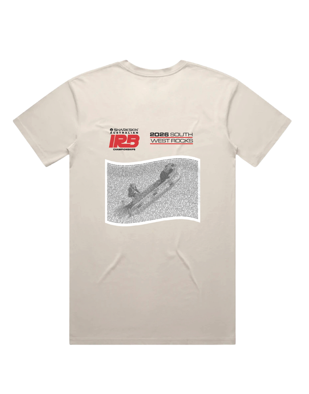2026 IRB AUS MERCH NAMES TEE