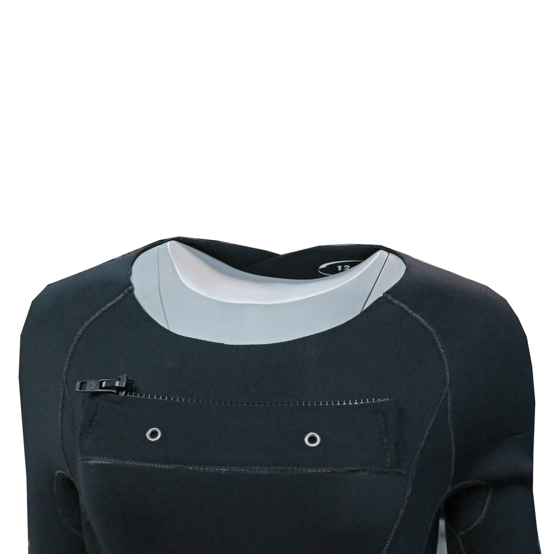 ATLAS 3MM STEAMER CHEST ZIP LADIES