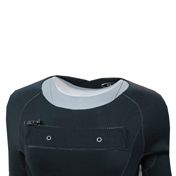 ATLAS 3MM STEAMER CHEST ZIP LADIES