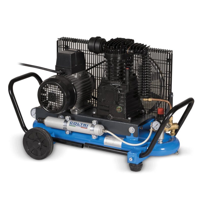EOLO 330 SURFACE SUPPLY HOOKAH BREATHING AIR COMPRESSOR RANGE BLUE FRAME