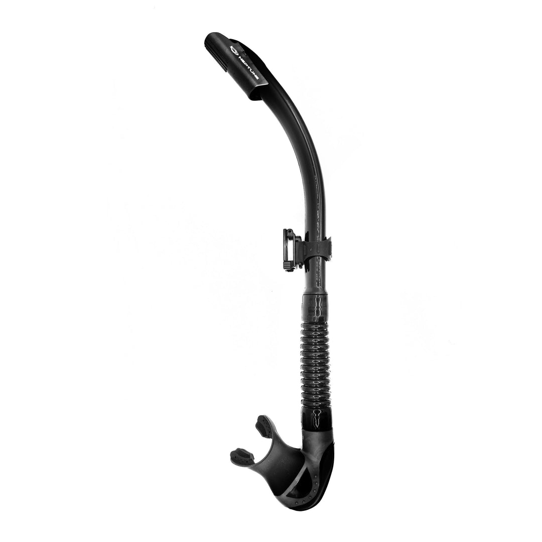 Neptune Aruna EasyClear Snorkel with Splash Guard Black Black