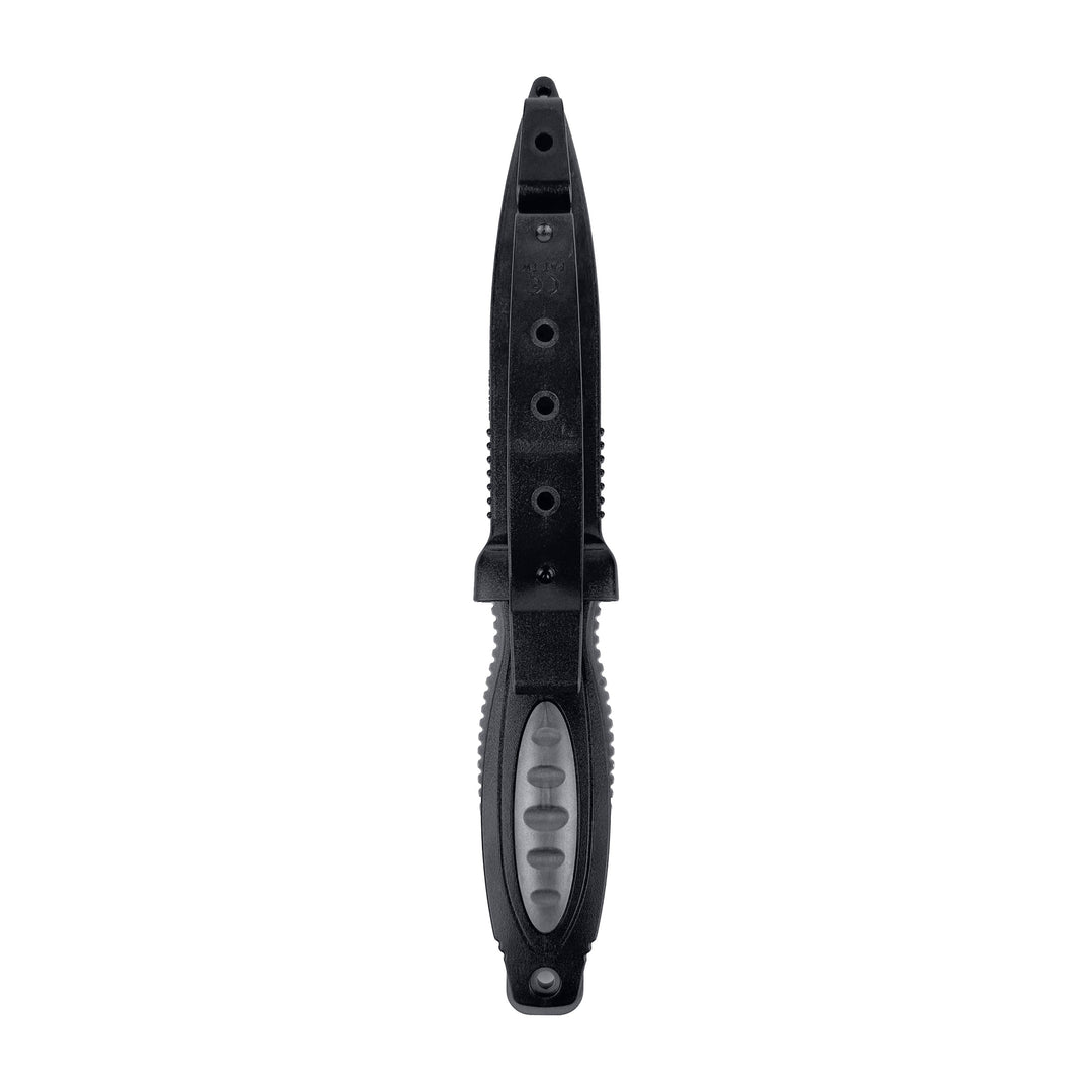 SHARKSKIN TITANIUM KNIFE LARGE WITH PRESS QUICK RELEASE LOCK SHEATH & LEG STRAPS