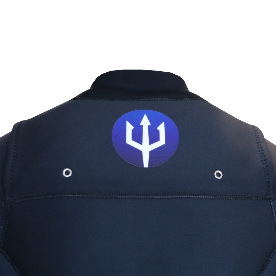 CHEST ZIP 3MM STEAMER SUIT - MENS