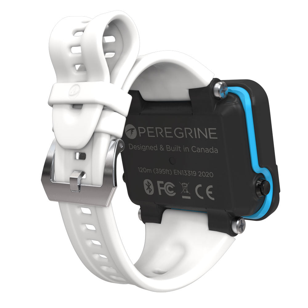 Peregrine computer strap white