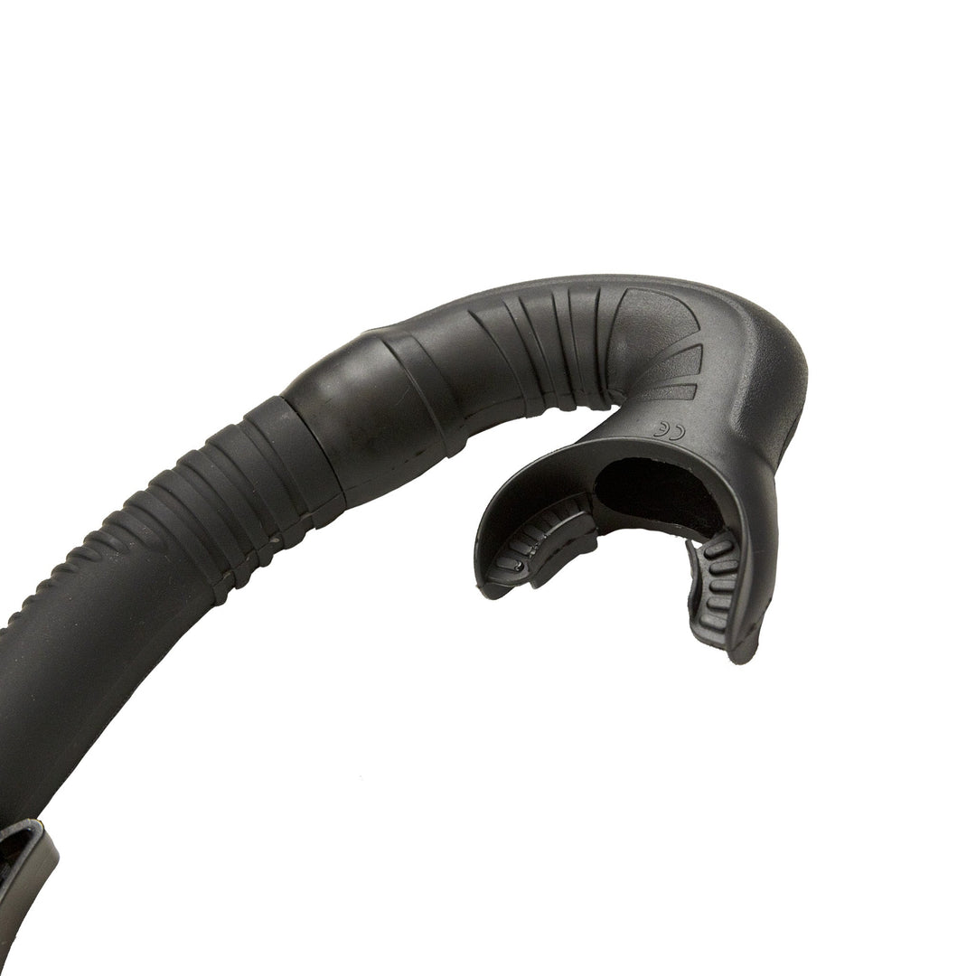 Black scuba diving snorkel