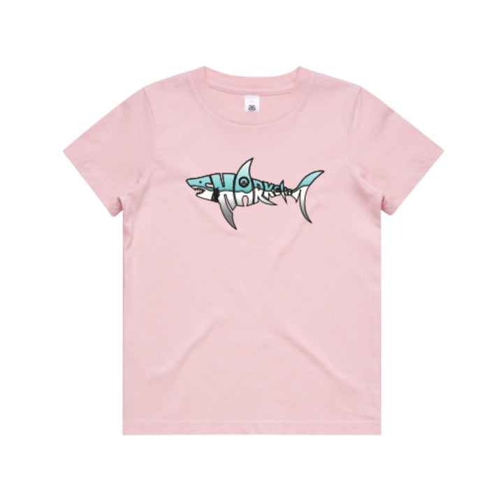 SHARKSKIN WORD SHARK TEE JUNIOR