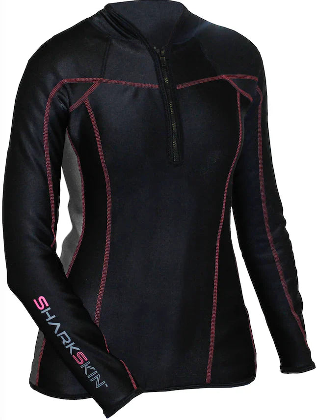 CHILLPROOF LONG SLEEVE CHEST ZIP TOP - WOMENS (SECONDS)