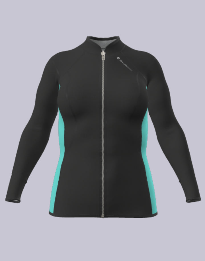 T2 CHILLPROOF LONG SLEEVE FULL ZIP TOP - WOMENS