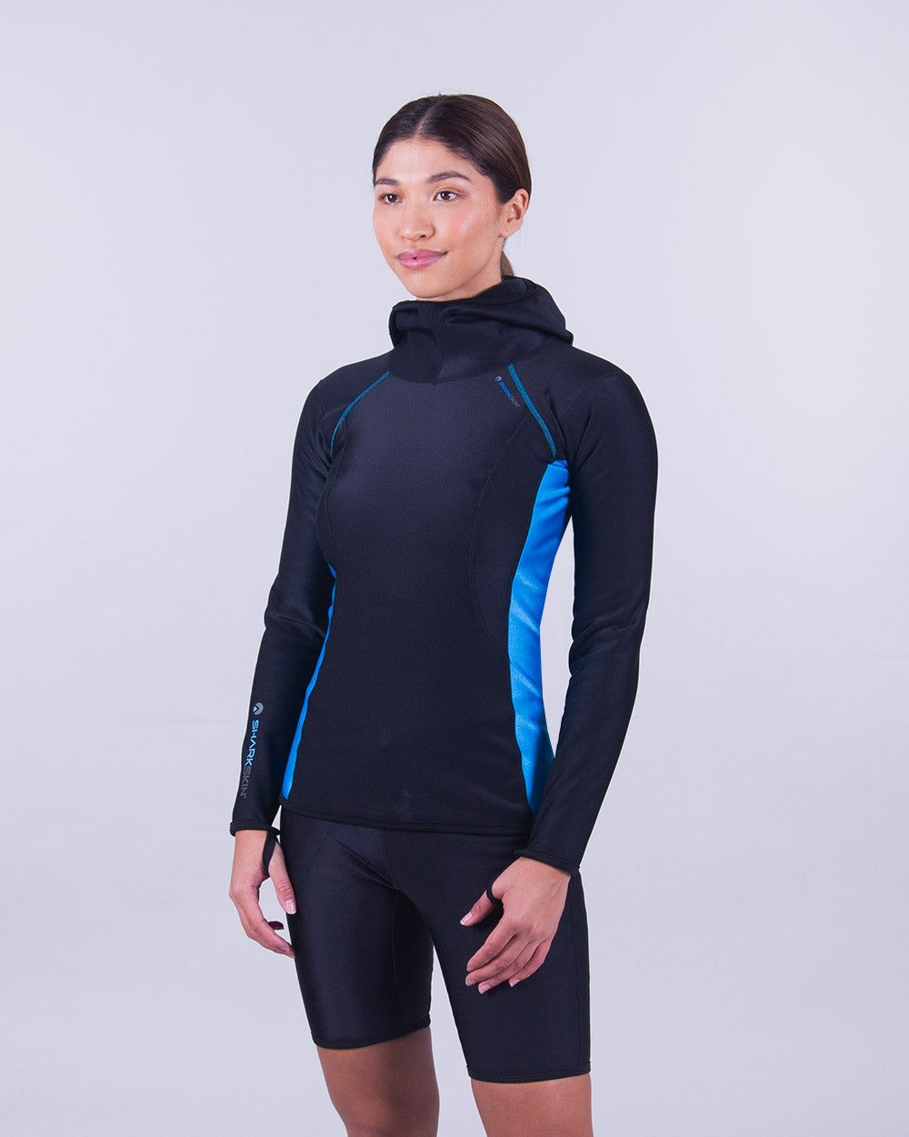 CHILLPROOF LONG SLEEVE HOODED TOP - WOMENS NEW