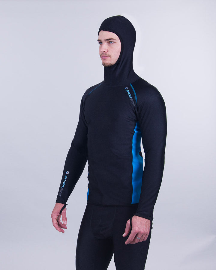 CHILLPROOF LONG SLEEVE HOODED TOP - MENS NEW (SECONDS)