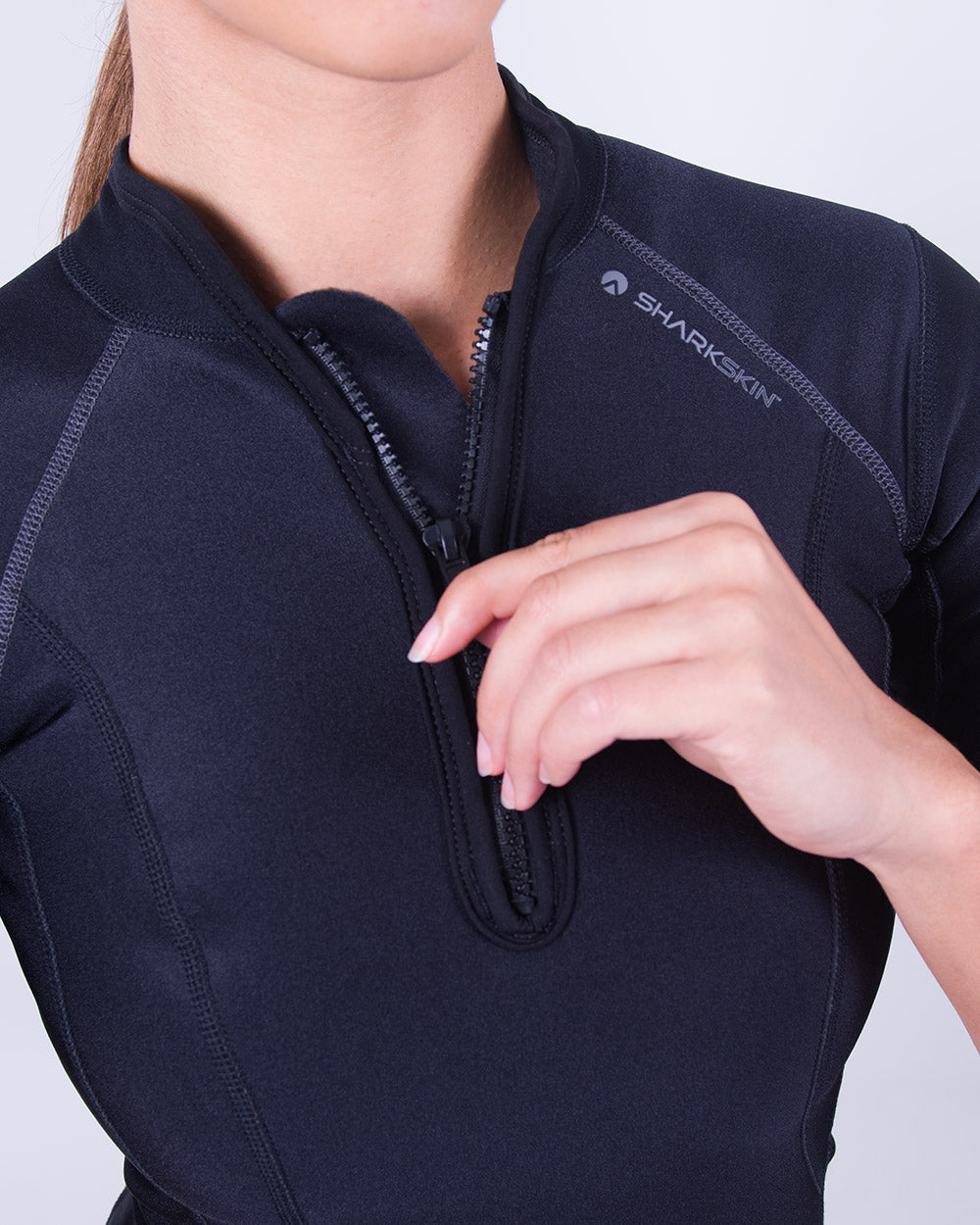 CHILLPROOF SHORT SLEEVE CHEST ZIP - WOMENS NEW (SECONDS)