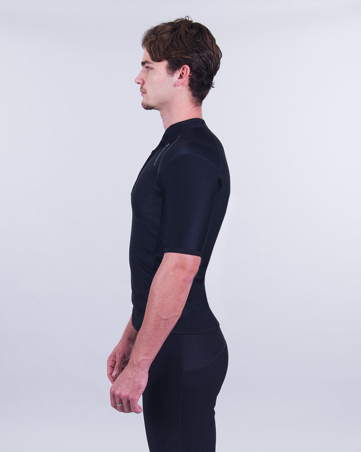 CHILLPROOF SHORT SLEEVE CHEST ZIP - MENS NEW