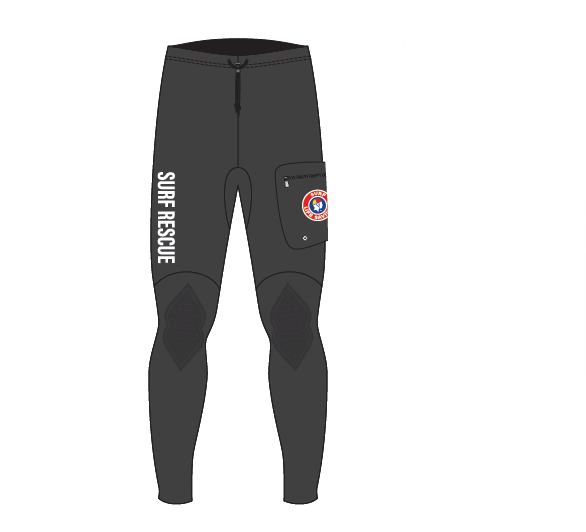 SLSA MEMBERS PATROL 1.5MM NEOPRENE LONG PANTS - MENS