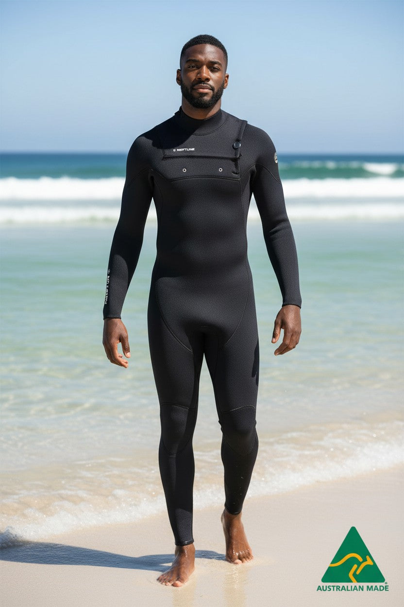 ATLAS 3MM STEAMER CHEST ZIP MENS